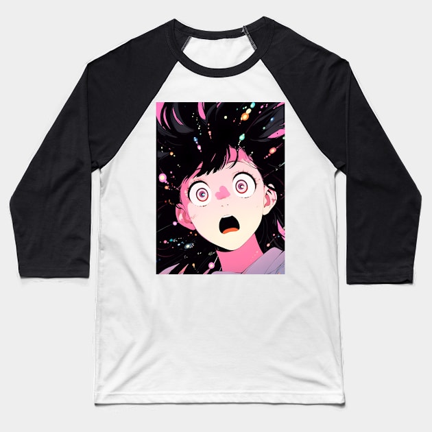 Unlock the Mysteries: Mesmerizing Psychic Anime Designs for Every Fan's Delight! Baseball T-Shirt by insaneLEDP